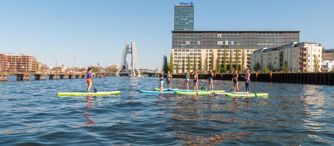 SUP beim Molecule Man in Berlin